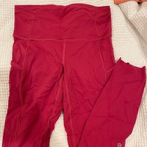 Lululemon fast and free legging size 6